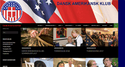 Desktop Screenshot of dansk-amerikansk-klub.dk