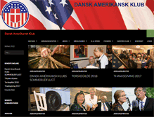 Tablet Screenshot of dansk-amerikansk-klub.dk